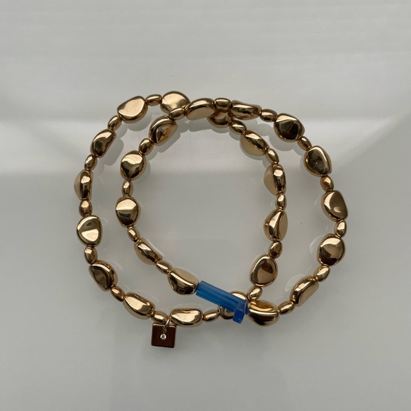 Set of 2 Initial Beaded Bracelets - Picture 4 of 10